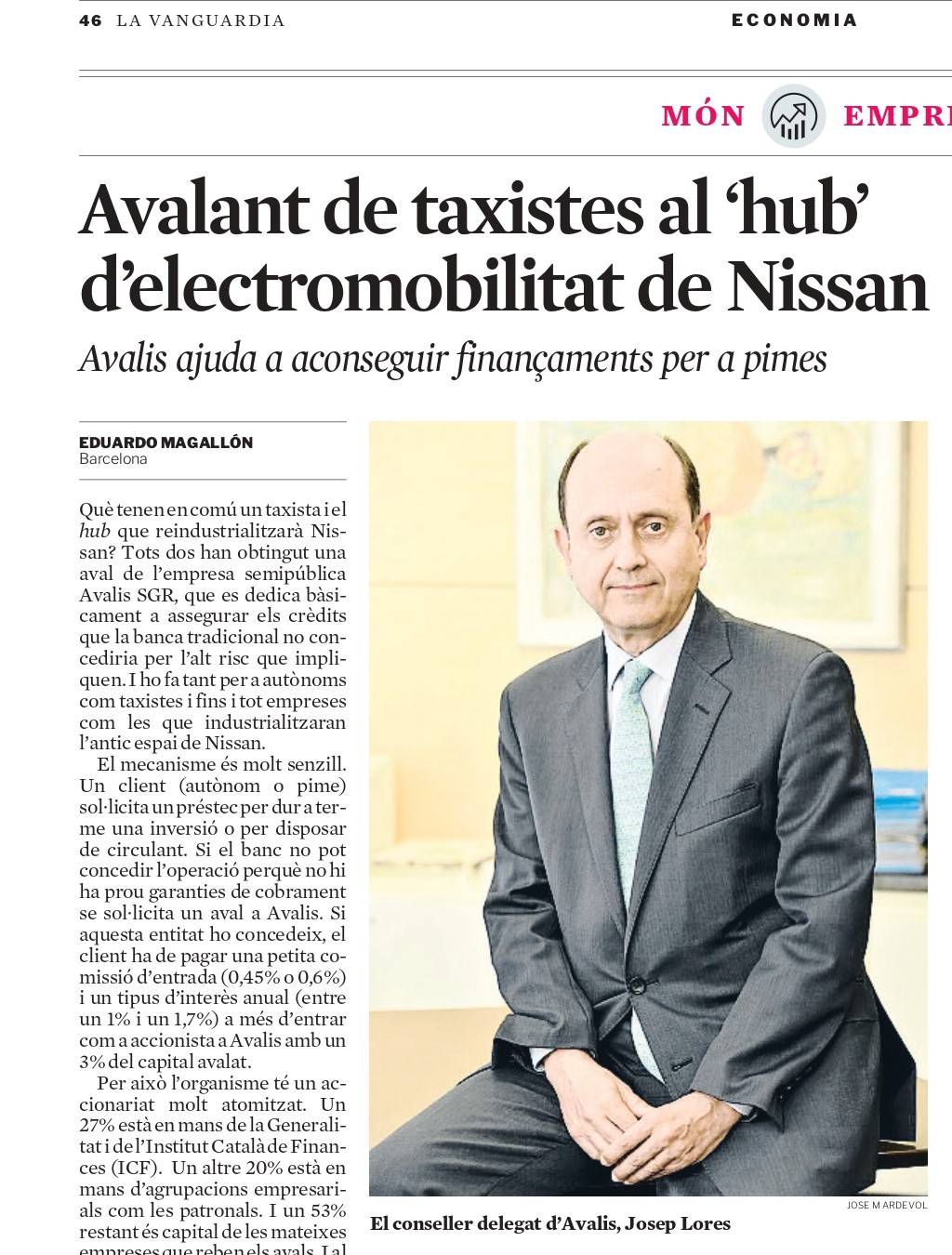 imagen de  Avalant de taxistes al 'hub' d'electromobilitat de Nissan - La Vanguardia